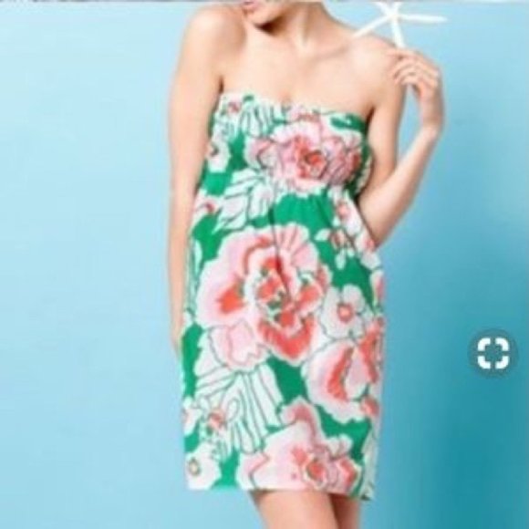 Lilly Pulitzer Krinie Tube Dress in Take Me Higher - Picture 1 of 6